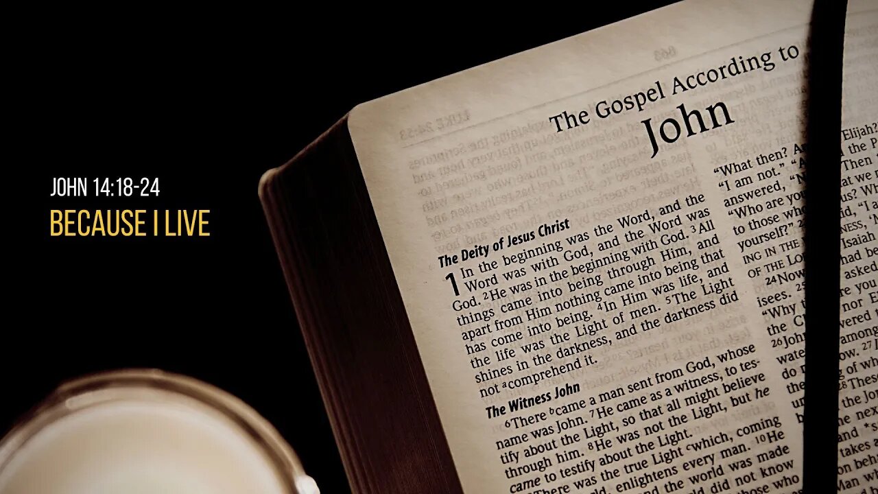 Because I Live... John 14:18-24