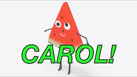 Happy Birthday CAROL! - WATERMELON Birthday Song