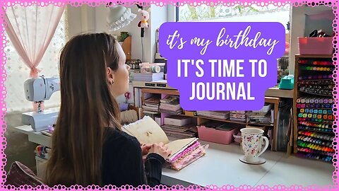 Journal With Me & Birthday Self Reflecting | Wallpaper Wonders + New Creative Projects ✨