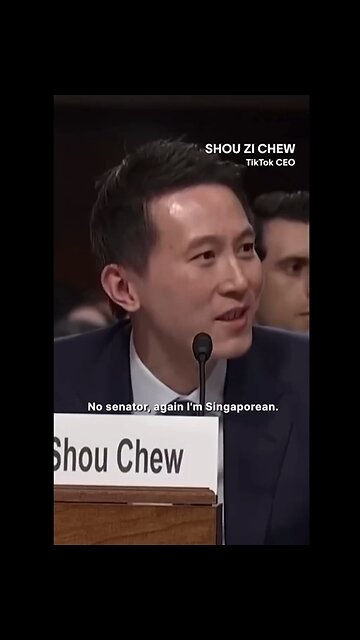 Senator Tom Cotton can't understand on Tiktok's CEO's nationality.