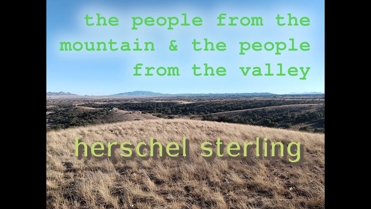 The People from the Mountain and the People from the Valley.