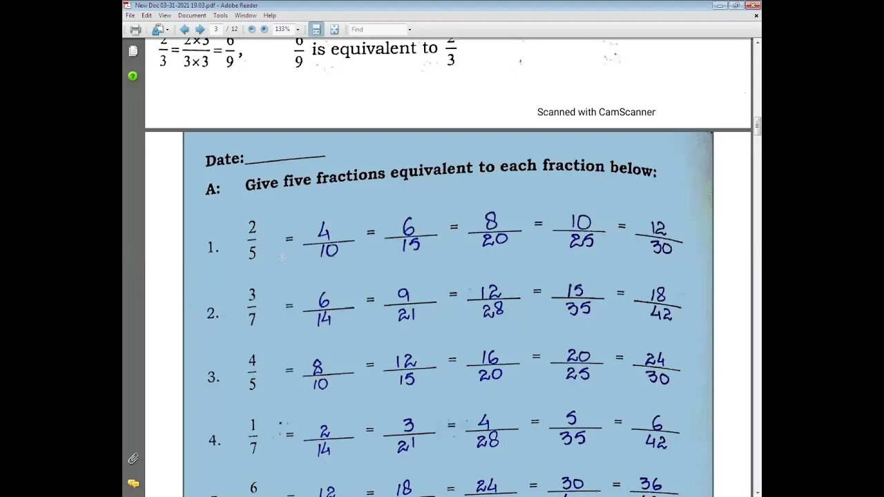 Maths A Class 4 05 04 21