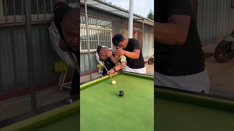 Funny video billiard, million views