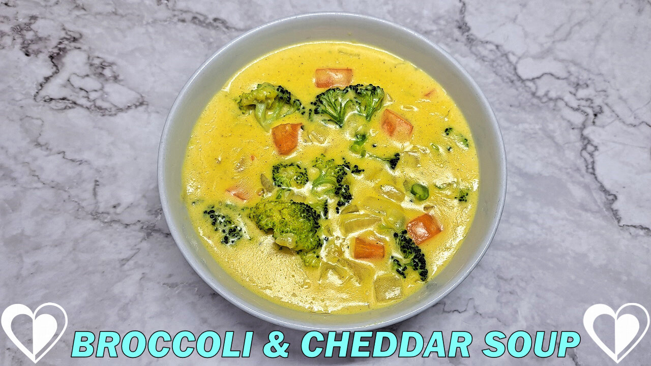 Broccoli & Cheddar Soup | Easy & Delicious SOUP Recipe TUTORIAL