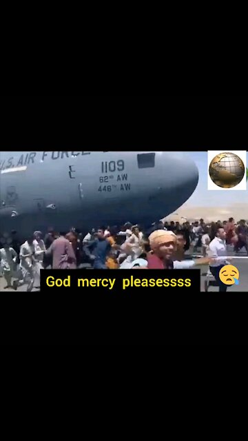 They are desperate trying to escape from terrorism...so sad 2 falls from the plane