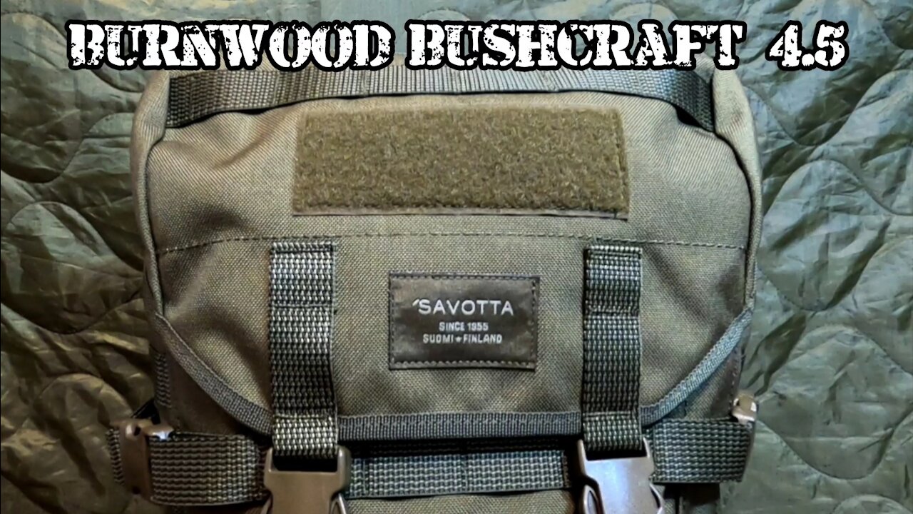 BURNWOOD BUSHCRAFT 4.5 - Savotta Jääkäri M Backpack Review / Chat about Life