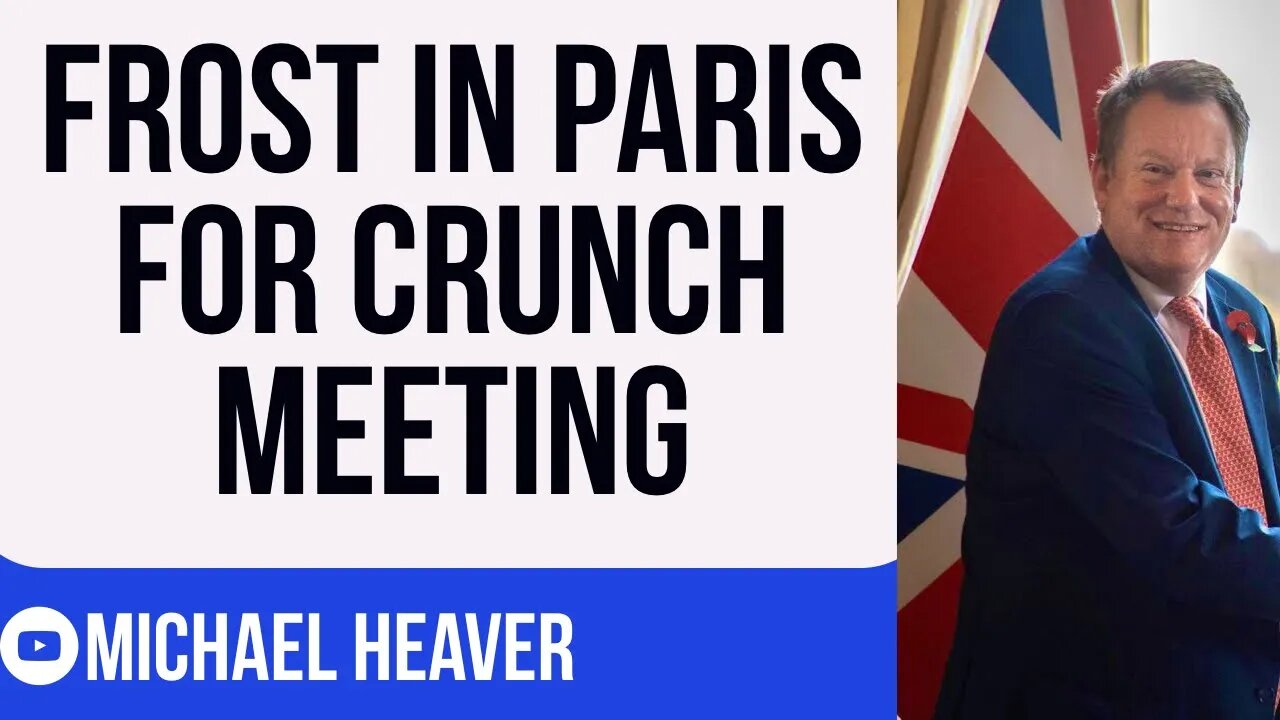 Frost Arrives In Paris For CRUNCH Brexit Meeting