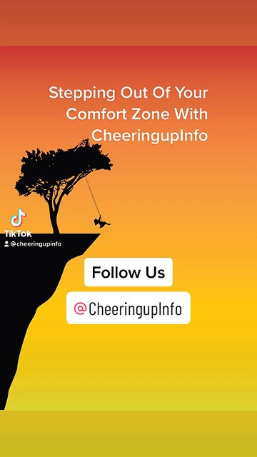 Stepping out of your comfort zone ￼with help from CheeringupInfo
