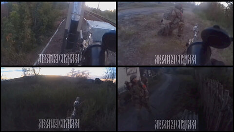 Actions of a Russian reconnaissance group when leaving the mission area