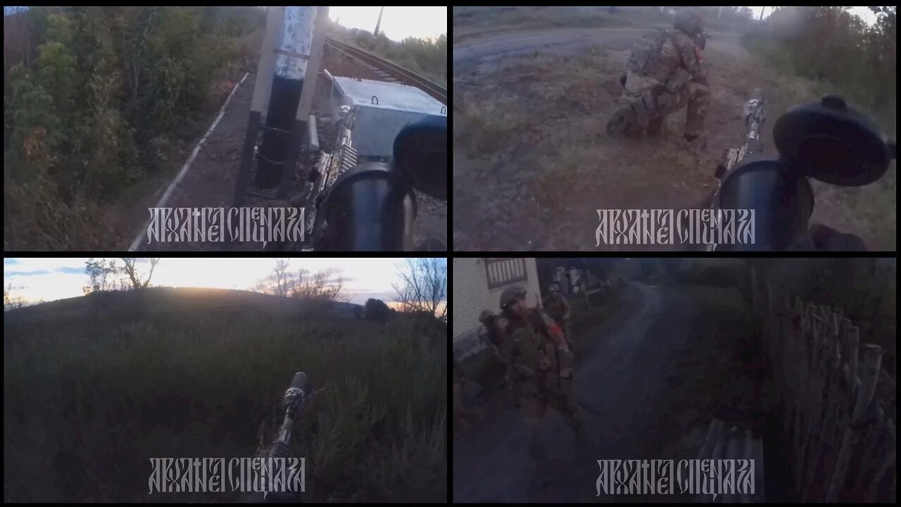Actions of a Russian reconnaissance group when leaving the mission area