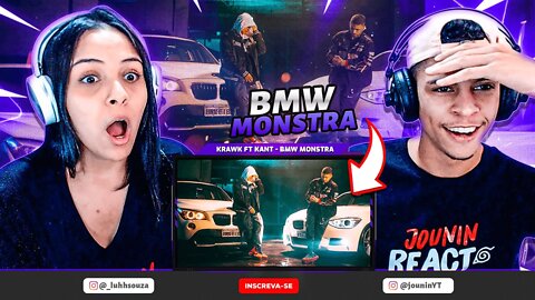 Krawk ft. Kant - BMW MONSTRA (Clipe Oficial) | [React Trap] 🔥