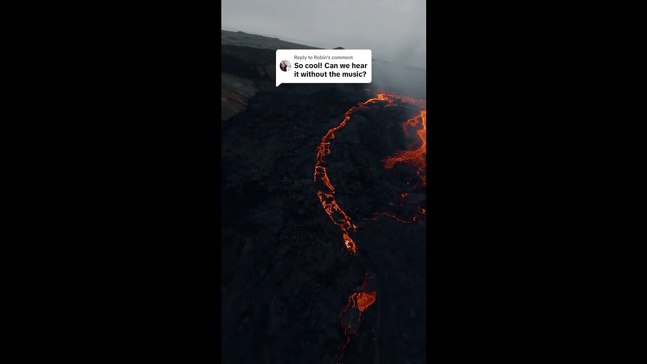 natural sound of volcano