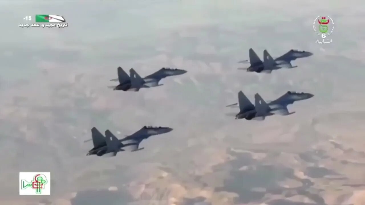 Algerian Su 30 fighter destroys Patriot radar