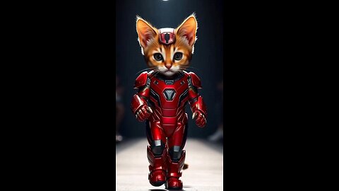 "Baby Avengers as kittens: cute or out of character? Thor, Iron Man, Black Panther, runway style!"