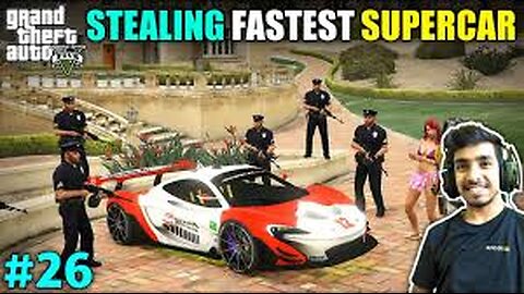 I STOLE SUPERCAR FOR $2000000 RACE - GTA V GAMEPLAY #26