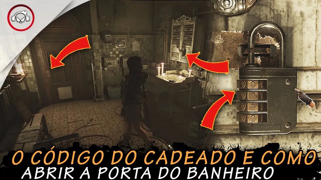 Tormented Souls, O código do cadeado e como abrir a porta do banheiro privado | super dica PT-BR