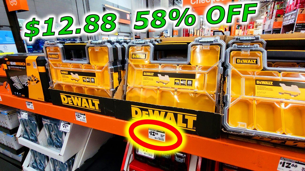 HURRY! 58% Off DeWalt Organizers $12.88 Home Depot ToughSystem 2.0