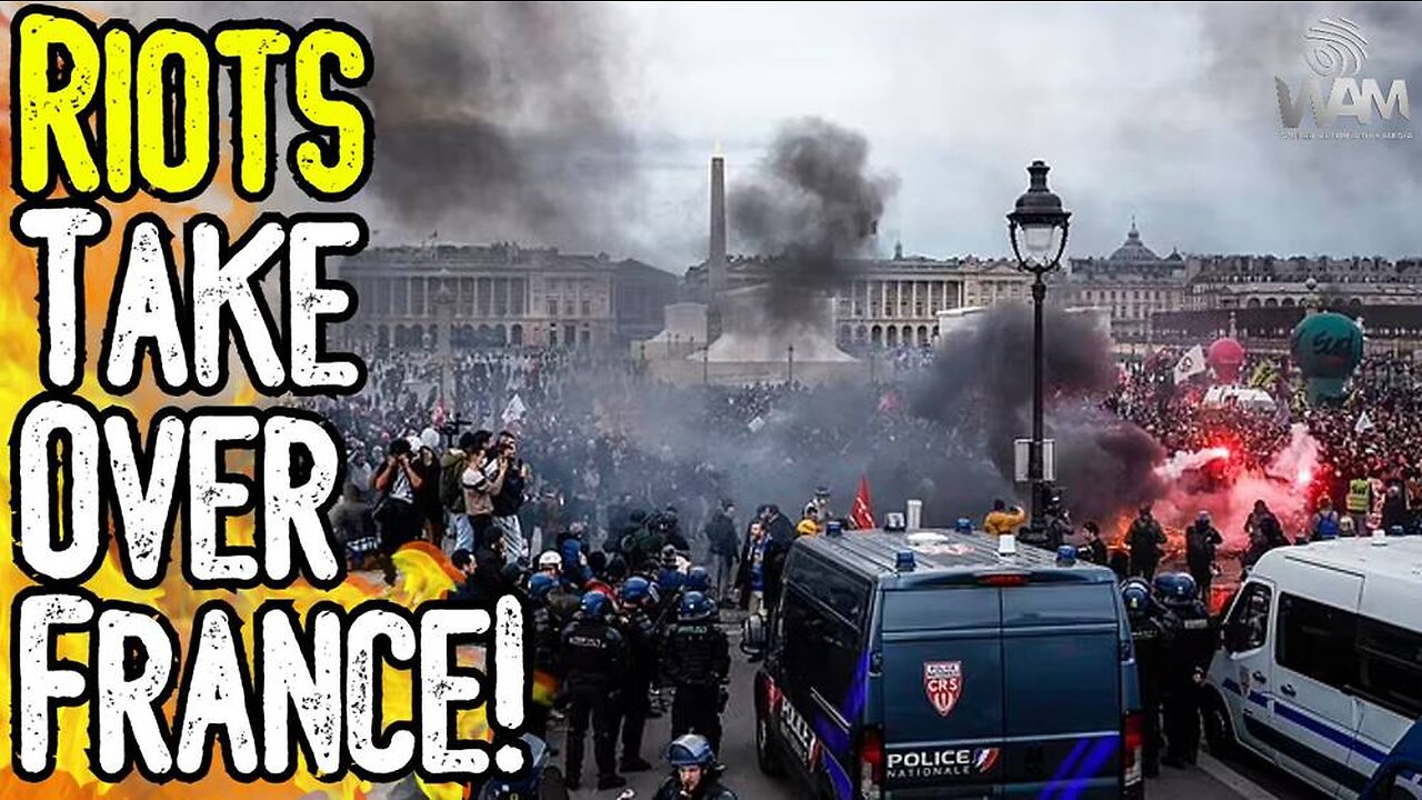 RIOTS TAKE OVER FRANCE! - Macron's House Targeted! - Pension Age Raised WITHOUT A VOTE!