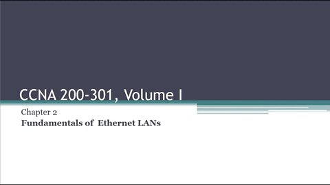 4 - Fundamentals Of Ethernet LAN