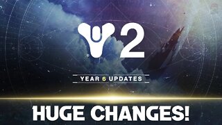 HUGE Quality of Life Changes Coming to Destiny 2 Year 6!