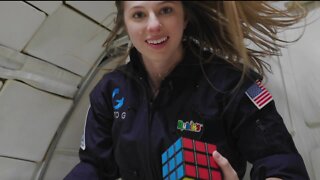 Zero Gravity Rubik's Cube Test