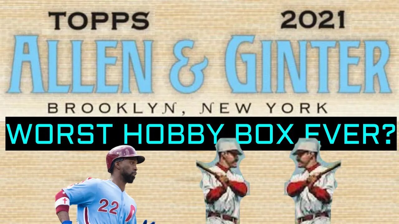 2021 Topps Allen & Ginter HOBBY BOX! HORRIBLE BOX?