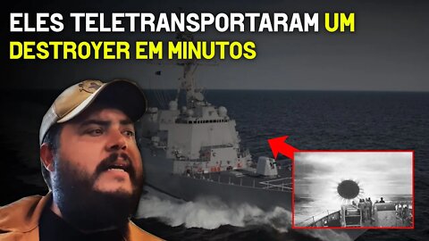 Eles teletransportaram um destroyer em minutos