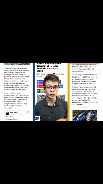 Victor Reacts: 300lbs of Fentanyl Seized as Hundreds of Thousands Cross US border