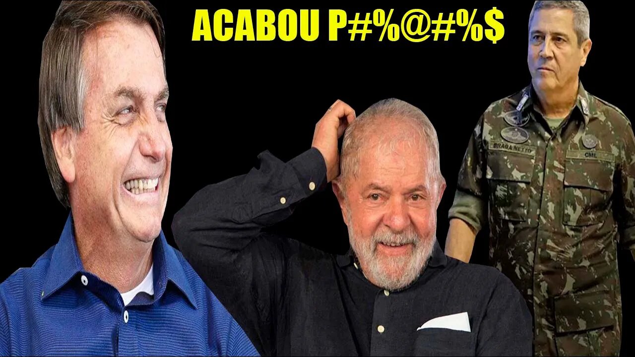 AGORA!! Bolsonaro Com Forças Armadas participando EU Confio / Lula ataca militares vou Demitir TODOS