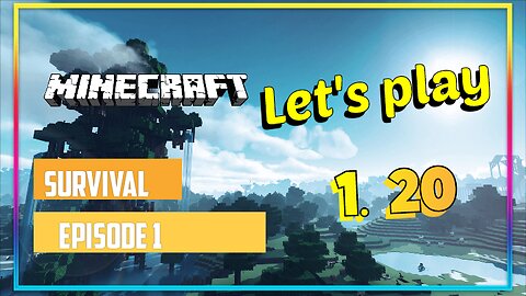 Worst spawn ever| Minecraft PE 1.20 survival Let's play