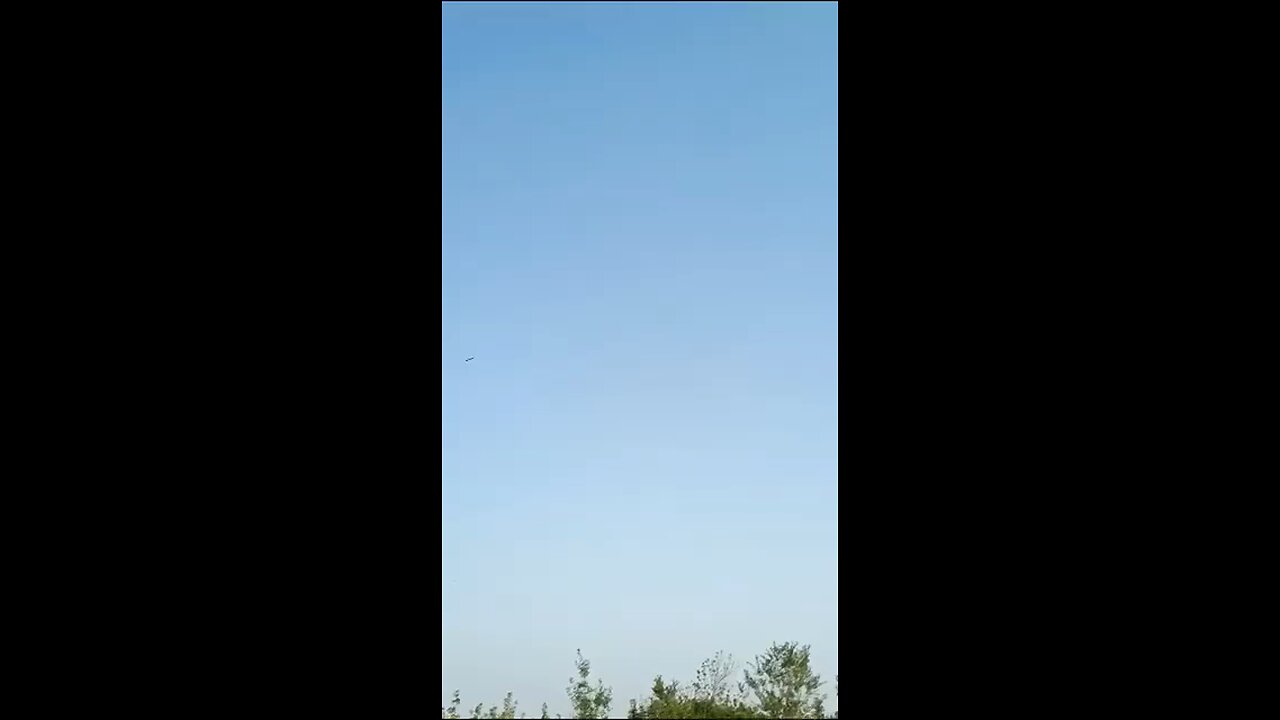 Russian cruises missile in flight over Ukraine today