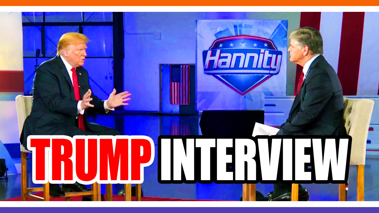 🔴LIVE: NEW Trump Interview 🟠⚪🟣