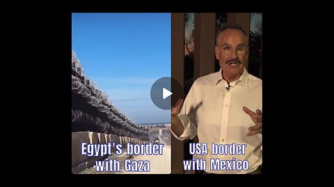Egypt's border with Gaza vs USA's border with Mexico