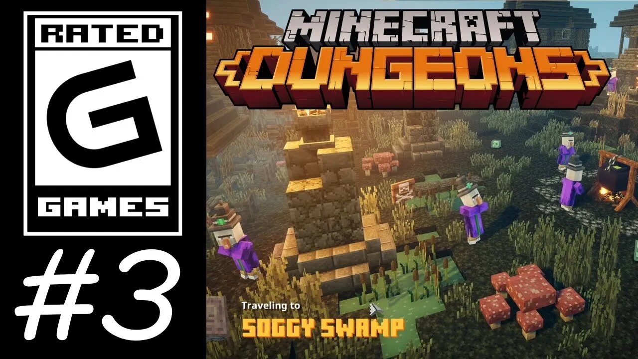 Minecraft Dungeons - Part 3 - Soggy Swamp Walkthrough