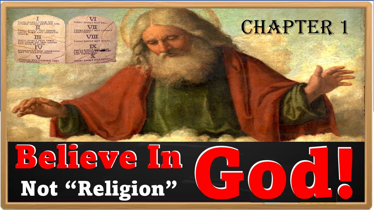 Stop Believing In Religion Believe In God