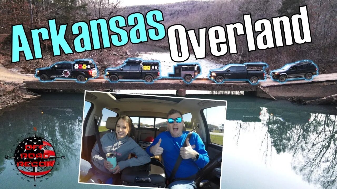 Overlanding Near Carwash Falls | Arkansas Winter Camping