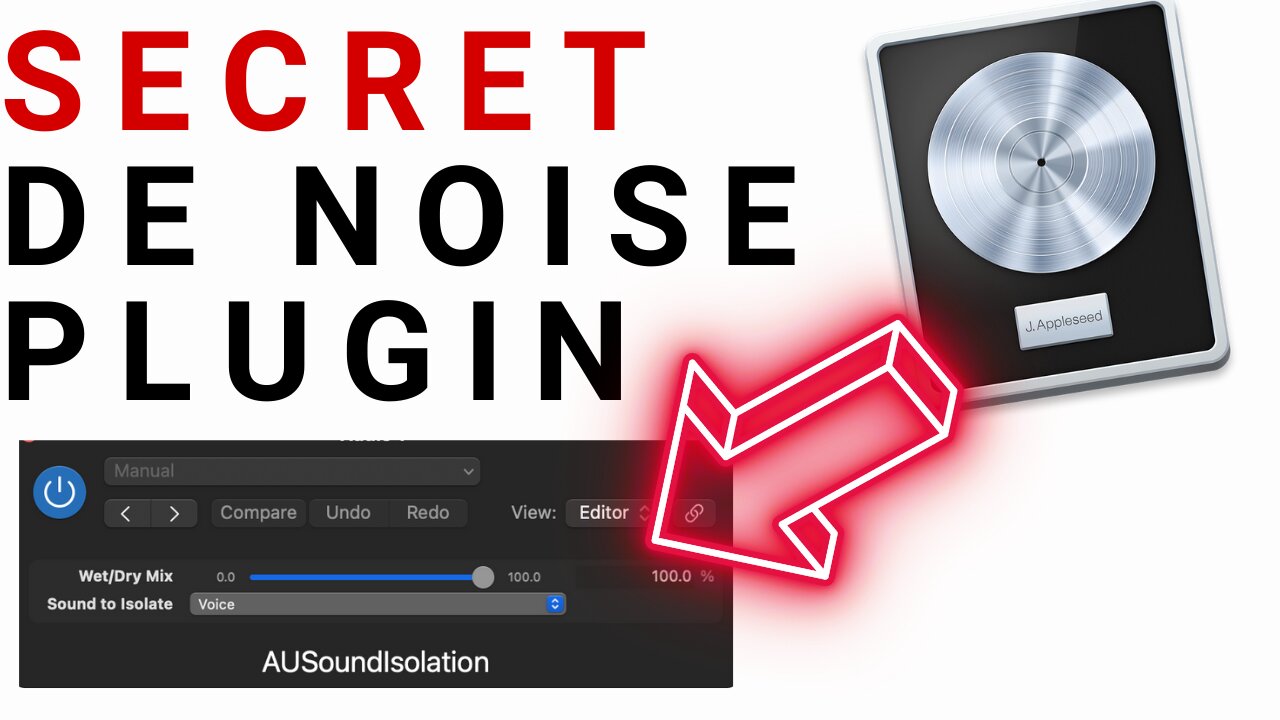 SECRET Logic Pro Plugin De Noise & DeVerb like Waves Clarity & Izotope