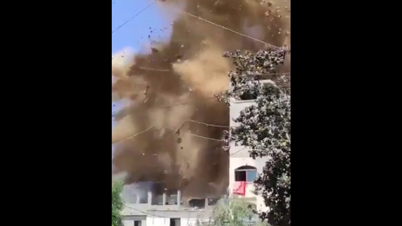 2023: Air strike on a house in Gaza, Israel