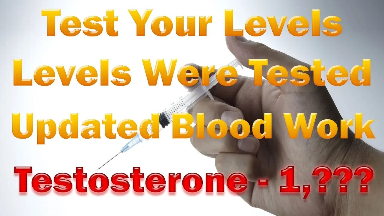 Updated TRT / Testosterone Replacement Therapy Blood Work - Threw a CRAZY Number :)