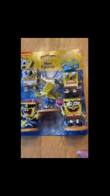 Complete set SpongeBob SquarePants Mini Figures