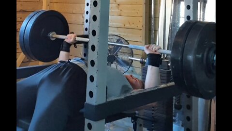 Meh...102.5 Kgs x 5 Paused-ish Bench Press. New Rep PR?