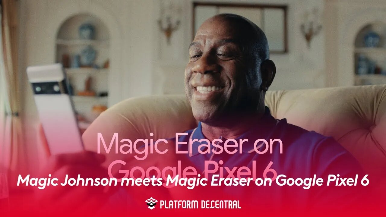 Magic Johnson meets Magic Eraser on Google Pixel 6