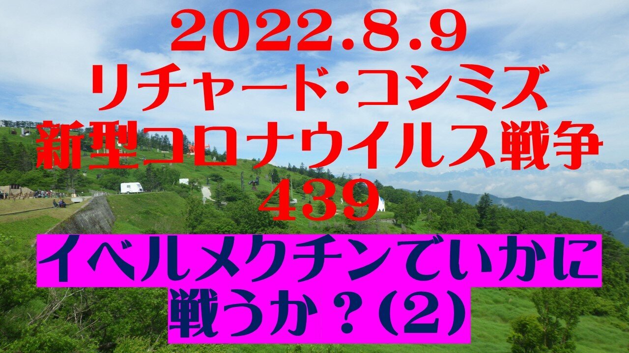 2022.08.09 リチャード・コシミズ新型コロナウイルス戦争４３９