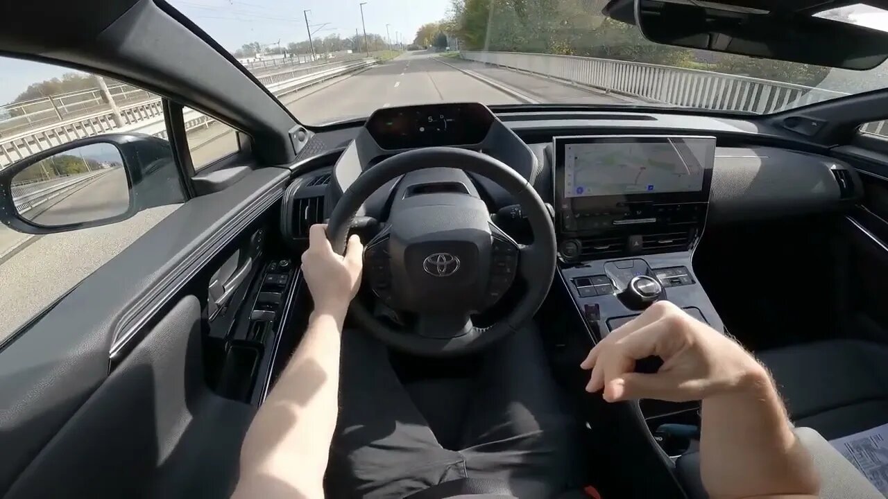 10 ~~ New Toyota BZ4X Test Drive POV 2023