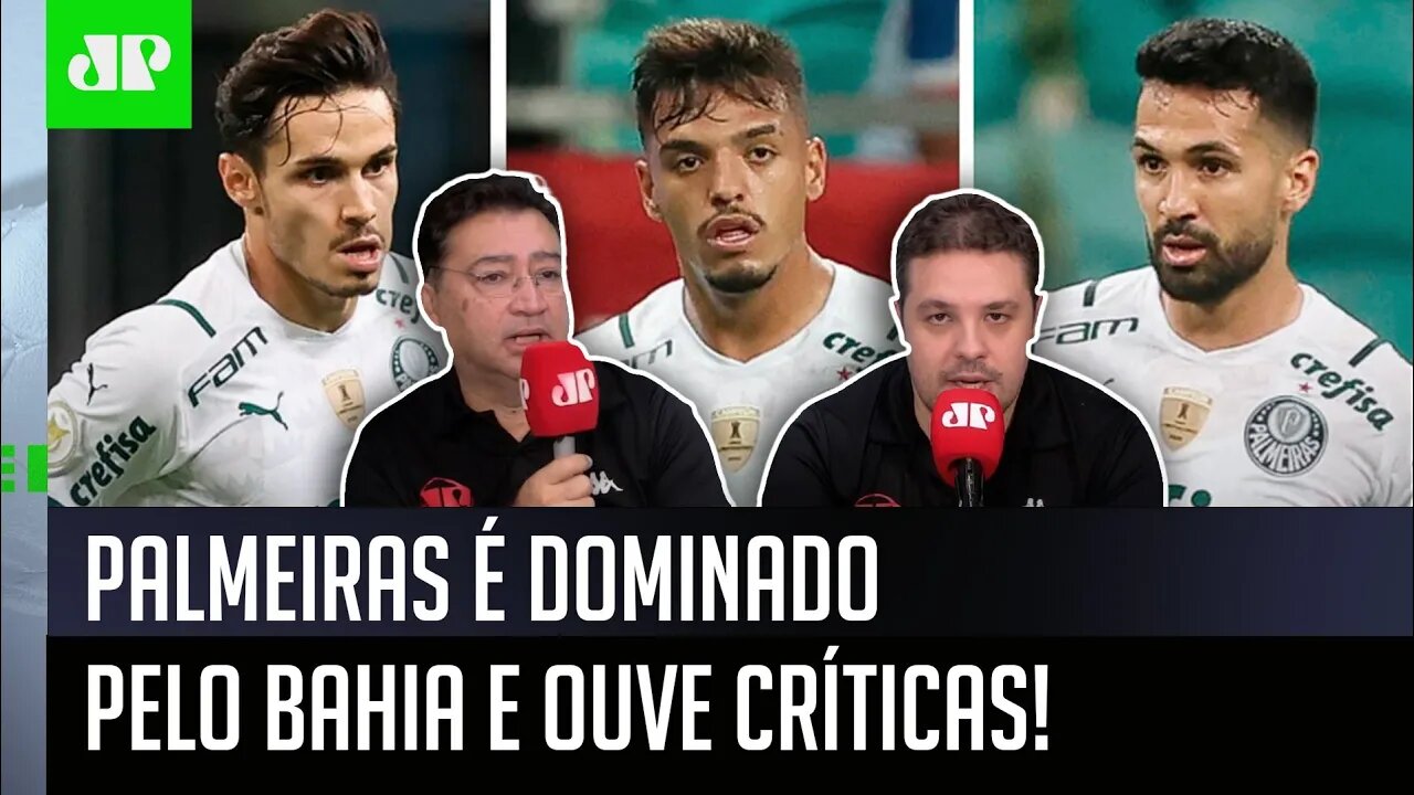 "O Palmeiras foi CAÓTICO! Tem que AGRADECER pelo EMPATE com o Bahia!" Veja ANÁLISE!