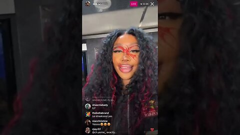 SZA On Instagram Live. Sza On Set For A Video Shoot Looking Good And Dolled Up 11.01.23.