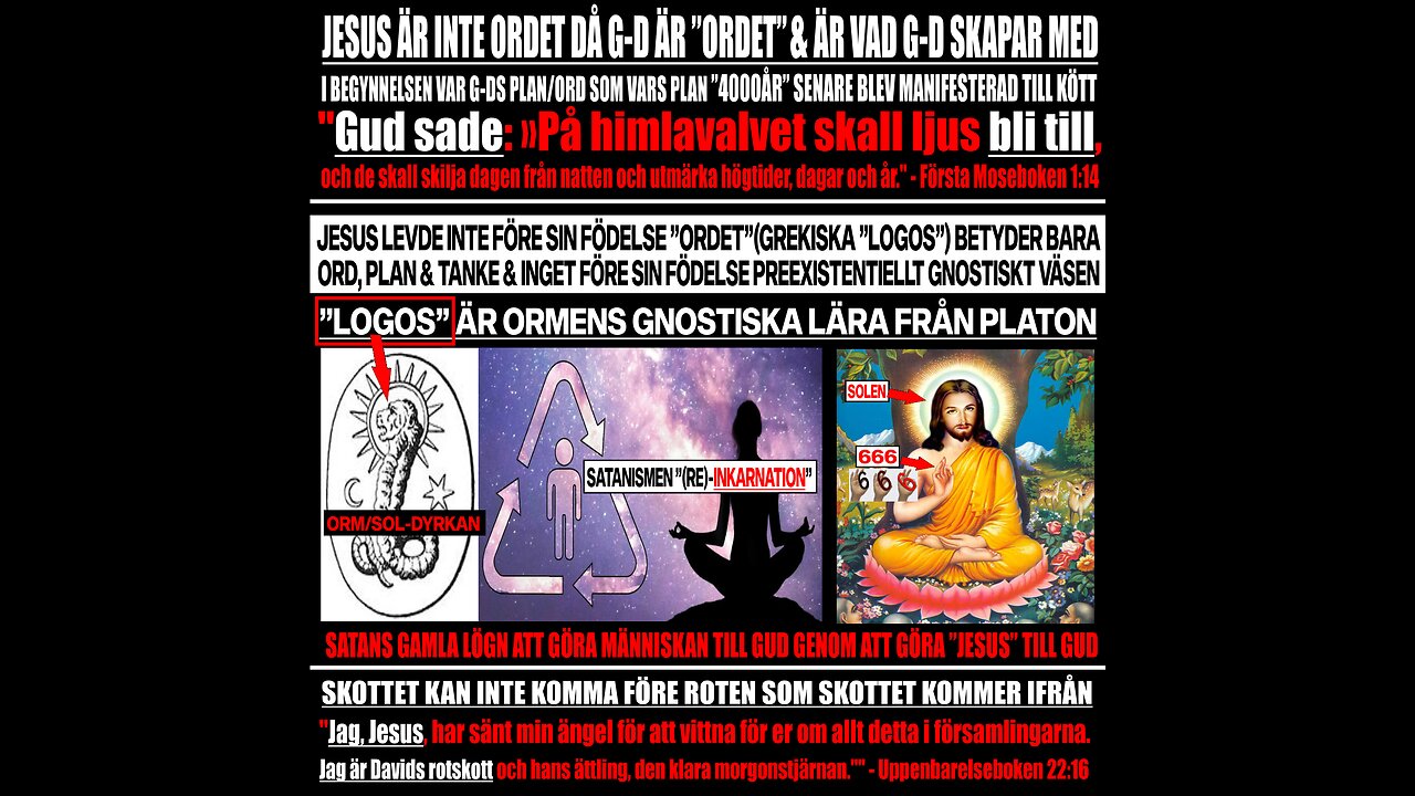 Messiah Jesus are not the "Word"/Logos as G-ds word is his word he for example creates with