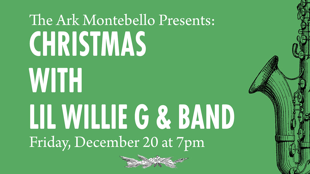 A Swingin' Christmas with Lil Willie G Live @ The Ark Montebello!