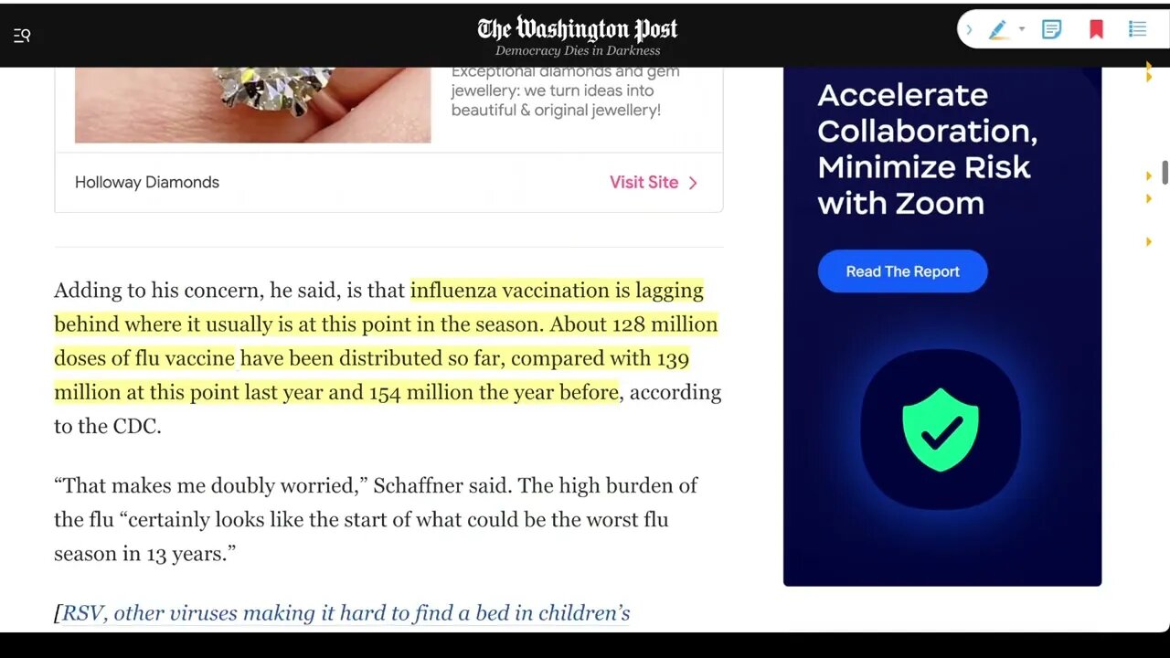 這個流感季節比 13 年來更嚴重