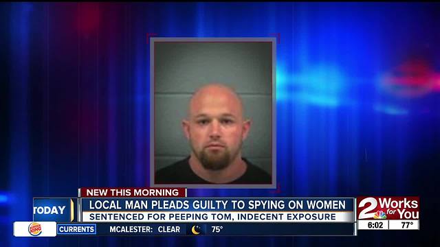 Local man pleads guilty to spying on women
